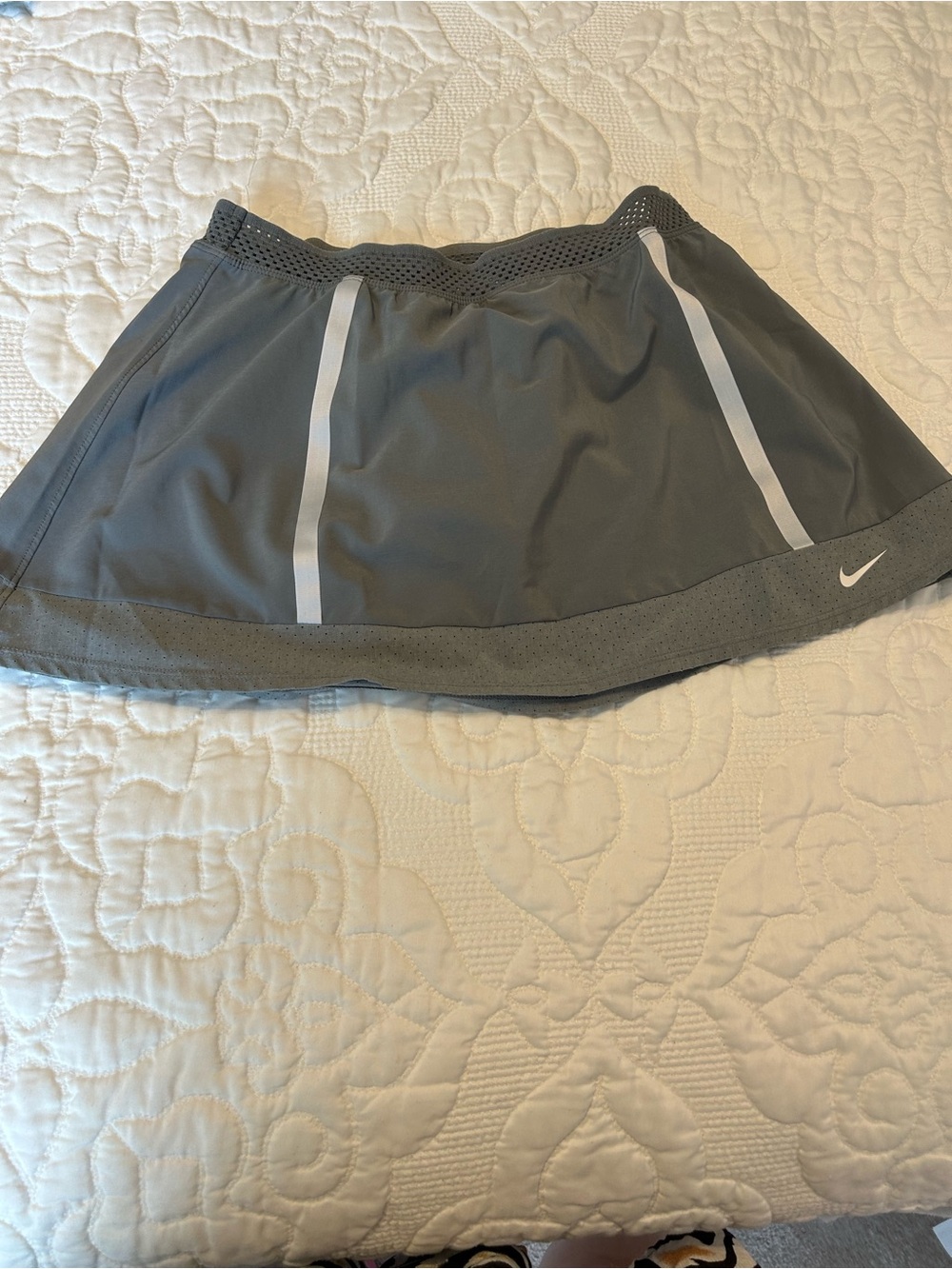 Nike Light Gray Dri-FIT Performance Skort